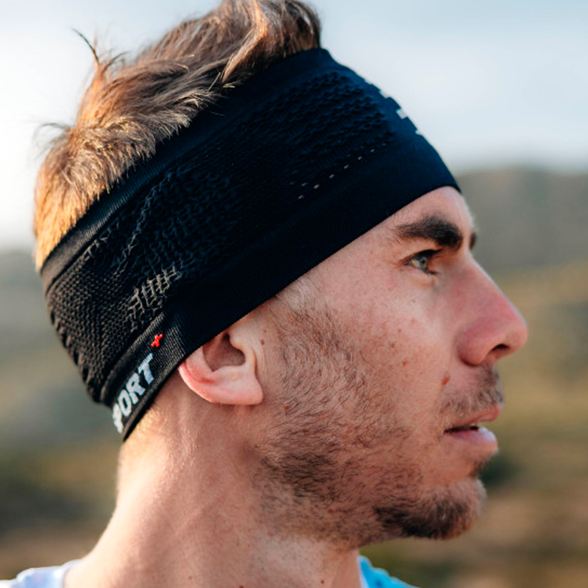 HEADBAND COMPRESSPORT ON/OFF BLACK - 2