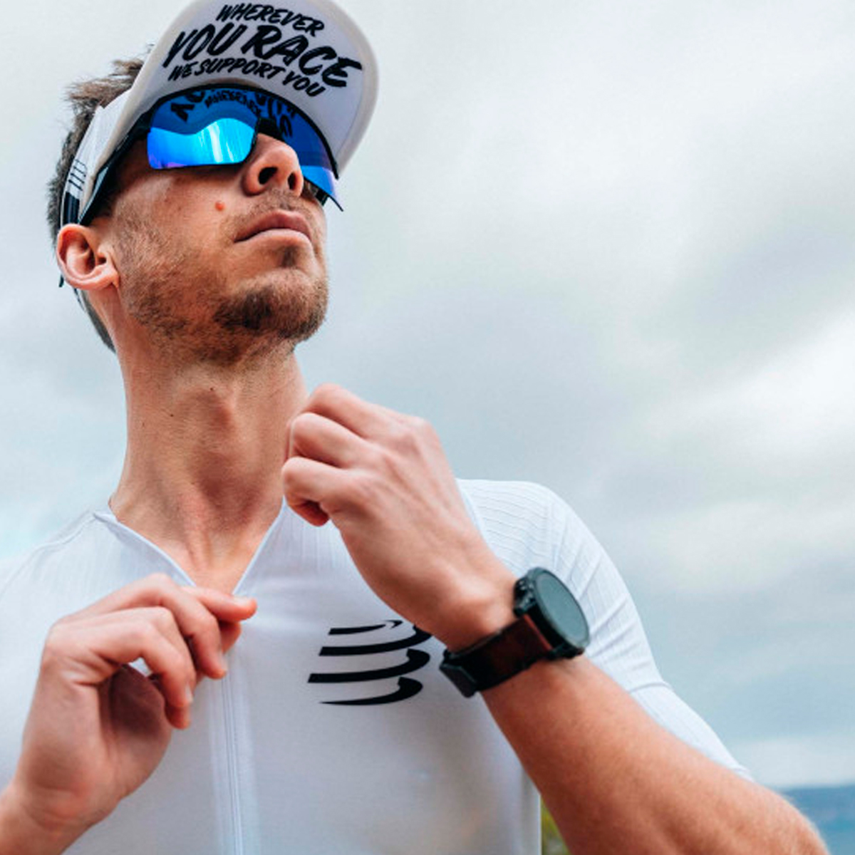 VISERA COMPRESSPORT ULTRALIGHT WHITE - 4