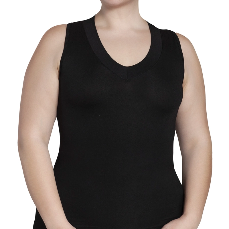 MONARCH - POLERA REGATA ESCOTE 'V' NEGRO - 2