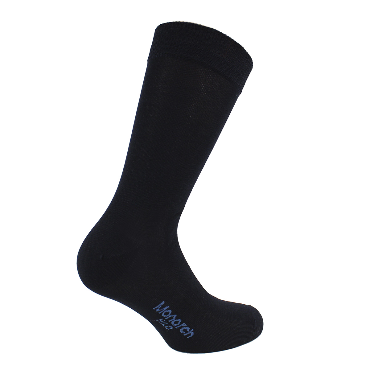 PACK X2 PARES DE CALCETINES HOMBRE MONARCH HILO BARRA LARGO AMERICANO AZUL - 3