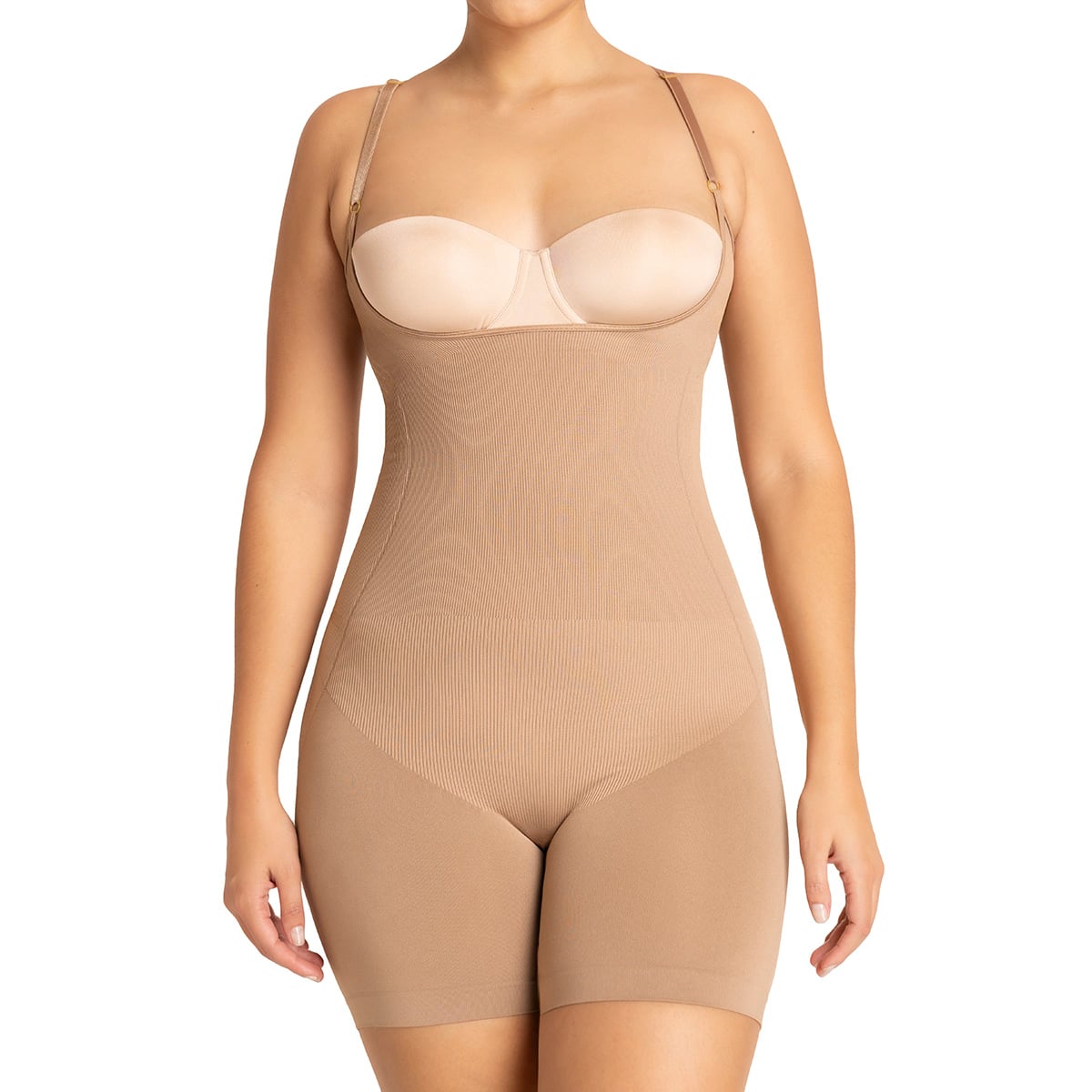 BODY MUJER MONARCH REDUCTIVO CON PIERNA NUDE - 1