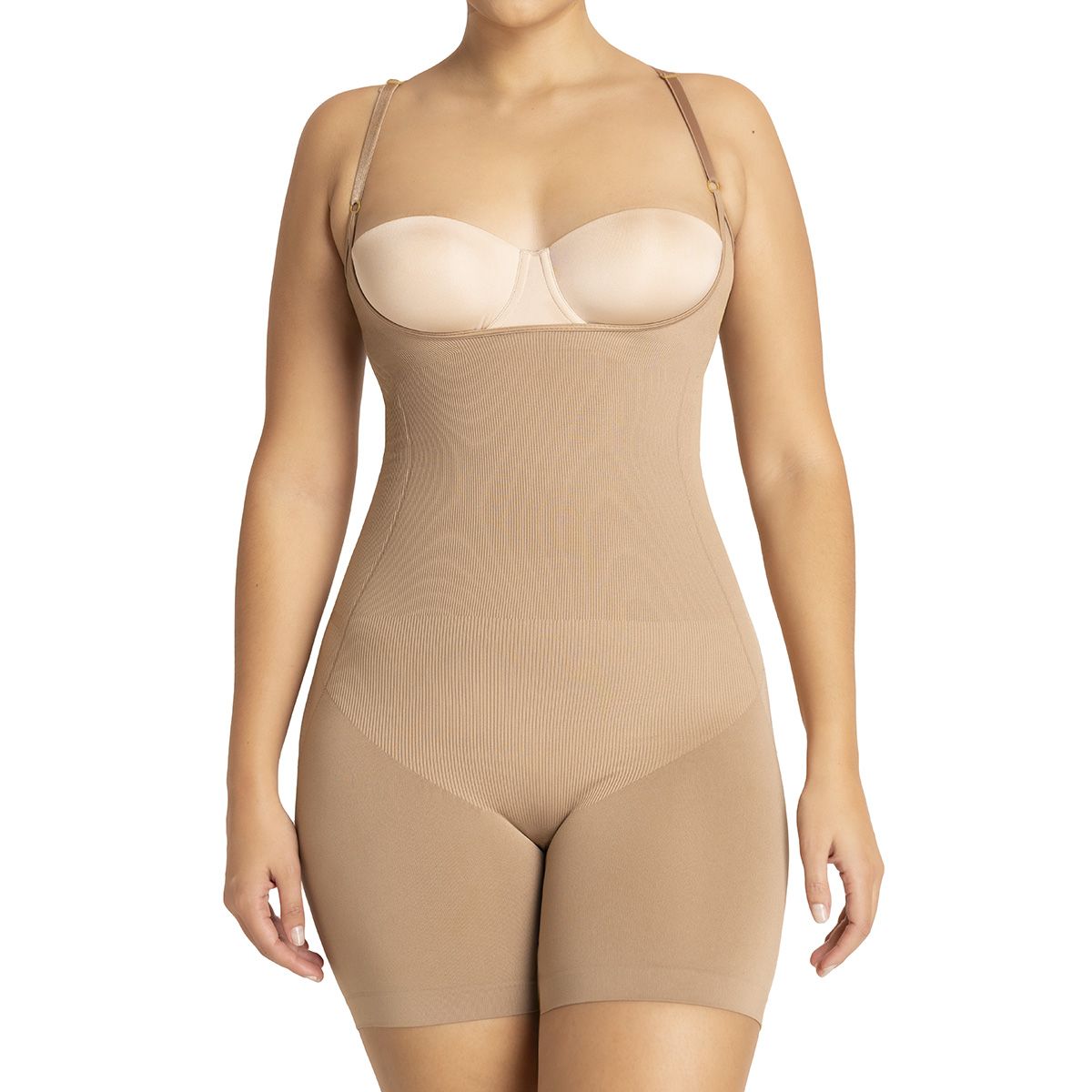 BODY MUJER MONARCH REDUCTIVO CON PIERNA NUDE - 1
