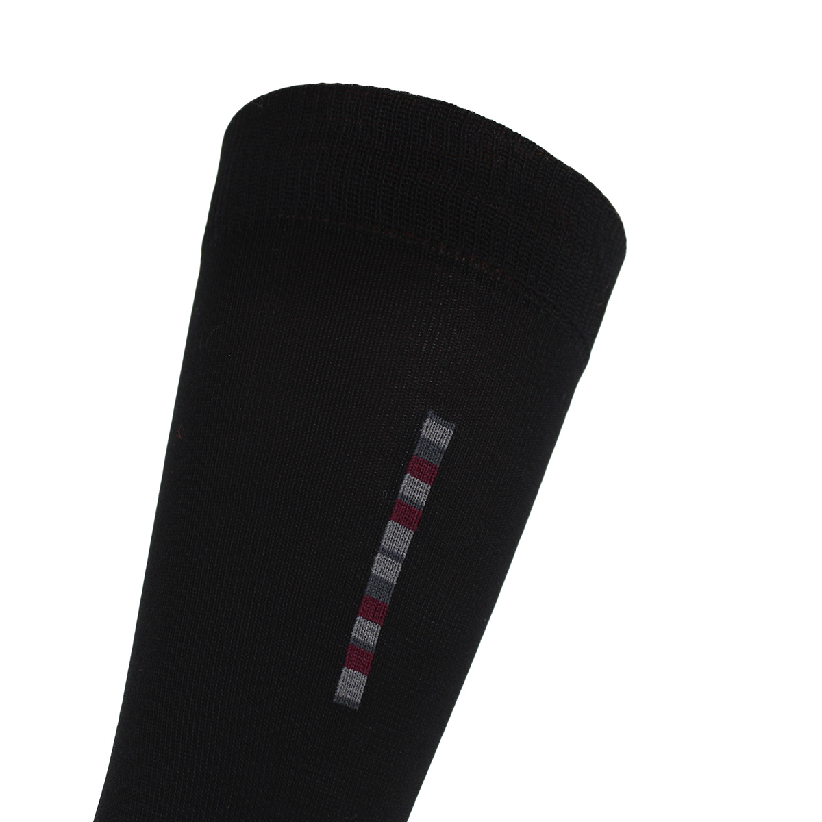PACK X2 PARES DE CALCETINES HOMBRE MONARCH HILO BARRA LARGO AMERICANO NEGRO - 4