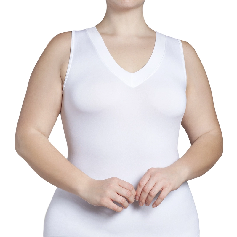 MONARCH - POLERA REGATA ESCOTE 'V' BLANCO - 5