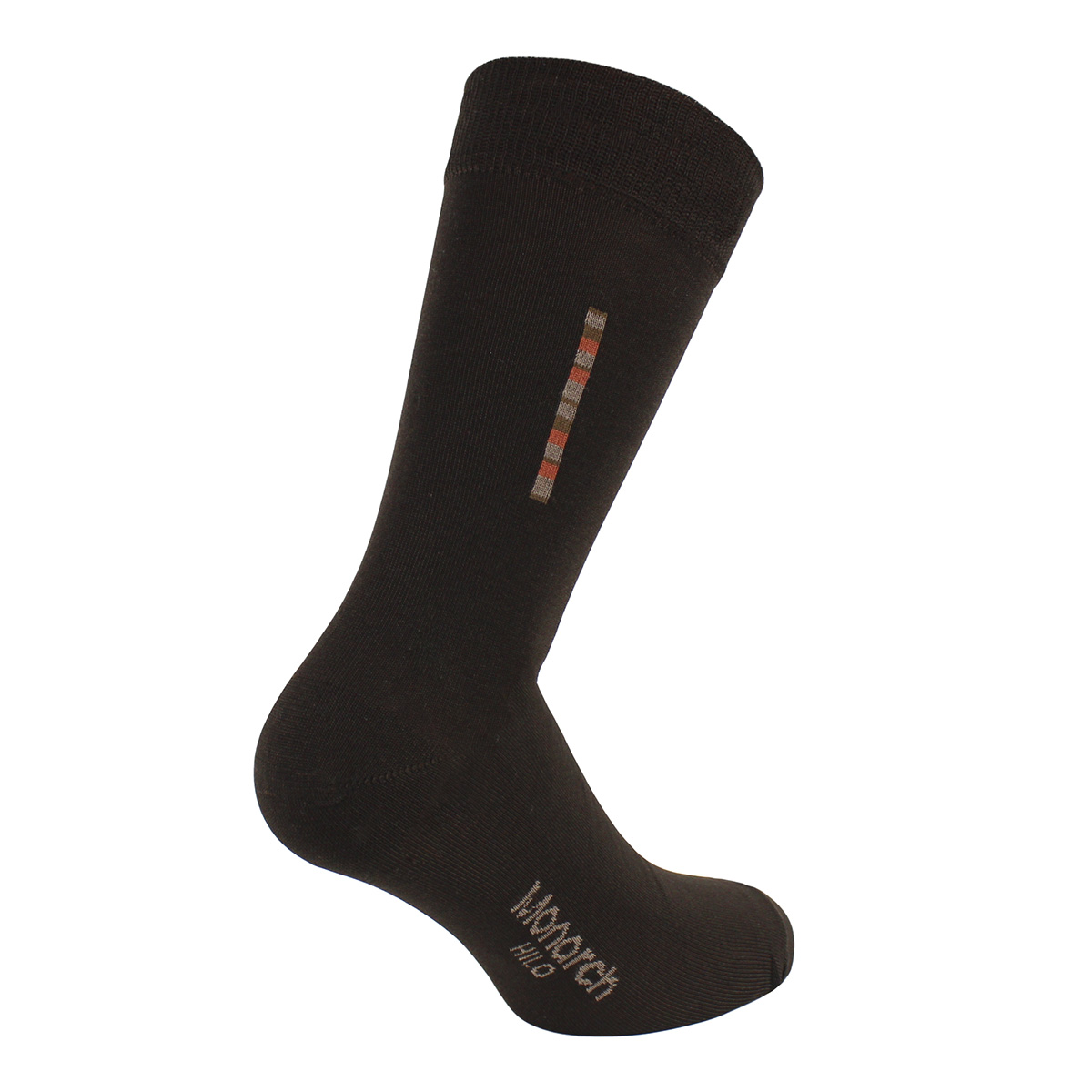 PACK X2 PARES DE CALCETINES HOMBRE MONARCH HILO BARRA LARGO AMERICANO CAFÉ - 2
