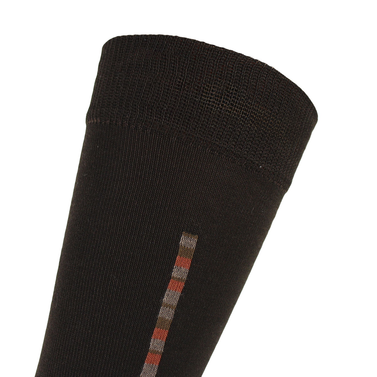 PACK X2 PARES DE CALCETINES HOMBRE MONARCH HILO BARRA LARGO AMERICANO CAFÉ - 4