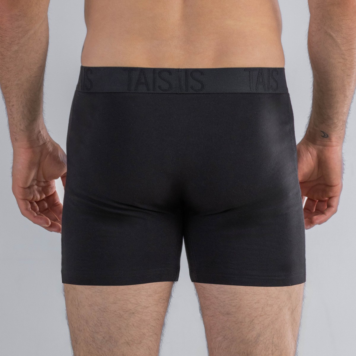 2 UNIDADES BOXER LARGO LISO EN COLOR NEGRO HAPPY BOOLLS - 3