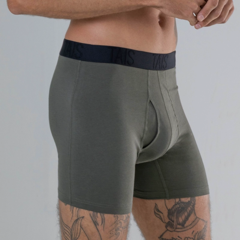 2 UNIDADES BOXER MEDIO LISO MARENGO HAPPY BOOLLS - 2