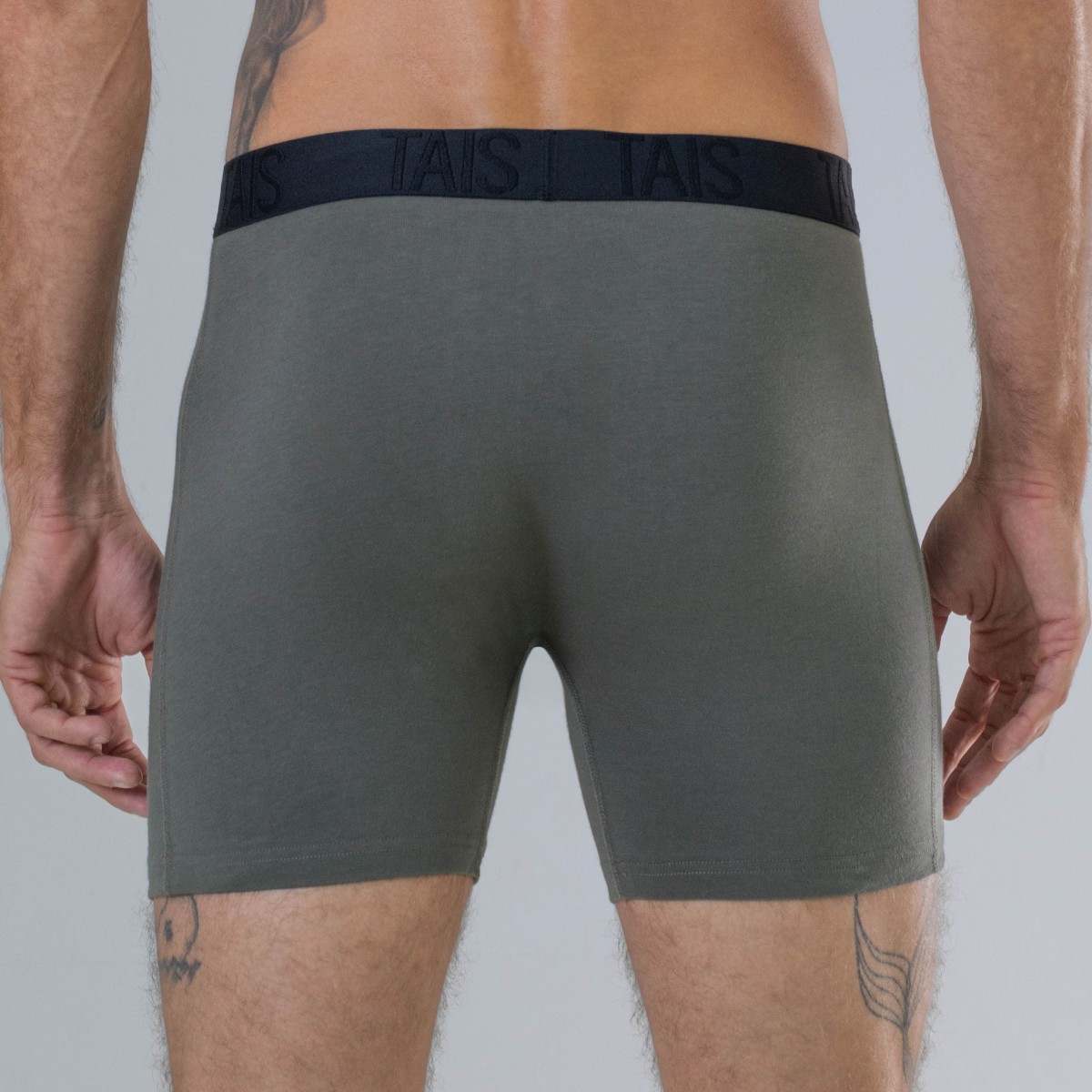 2 UNIDADES BOXER MEDIO LISO MARENGO HAPPY BOOLLS - 3