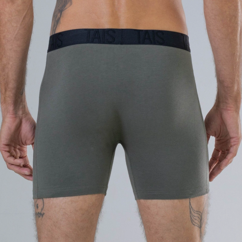 2 UNIDADES BOXER MEDIO LISO MARENGO HAPPY BOOLLS - 3