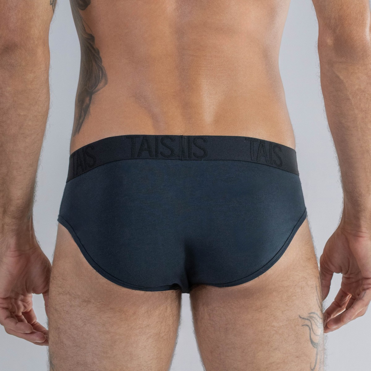 2 UNIDADES SLIP COTTON SPANDEX AZUL HAPPY BOOLLS - 3