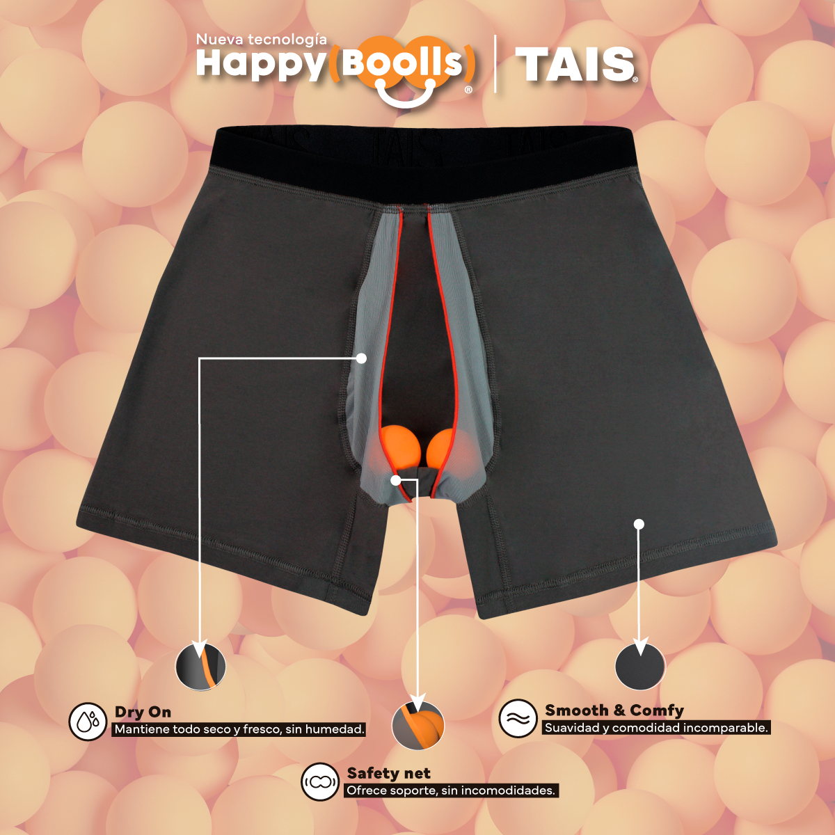 2 UNIDADES SLIP COTTON SPANDEX AZUL HAPPY BOOLLS - 4