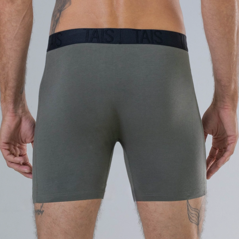 2 UNIDADES BOXER LARGO LISO MARENGO HAPPY BOOLLS - 3