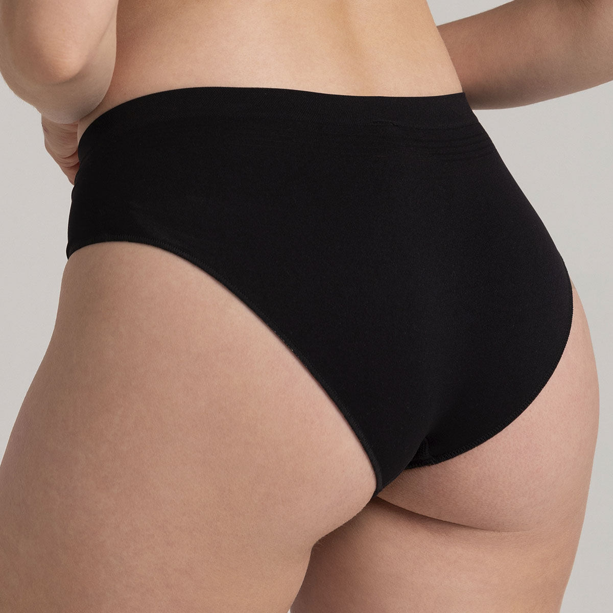 PACK PANTALETA MICROFIBRA EN COLOR NEGRO MONARCH - 2