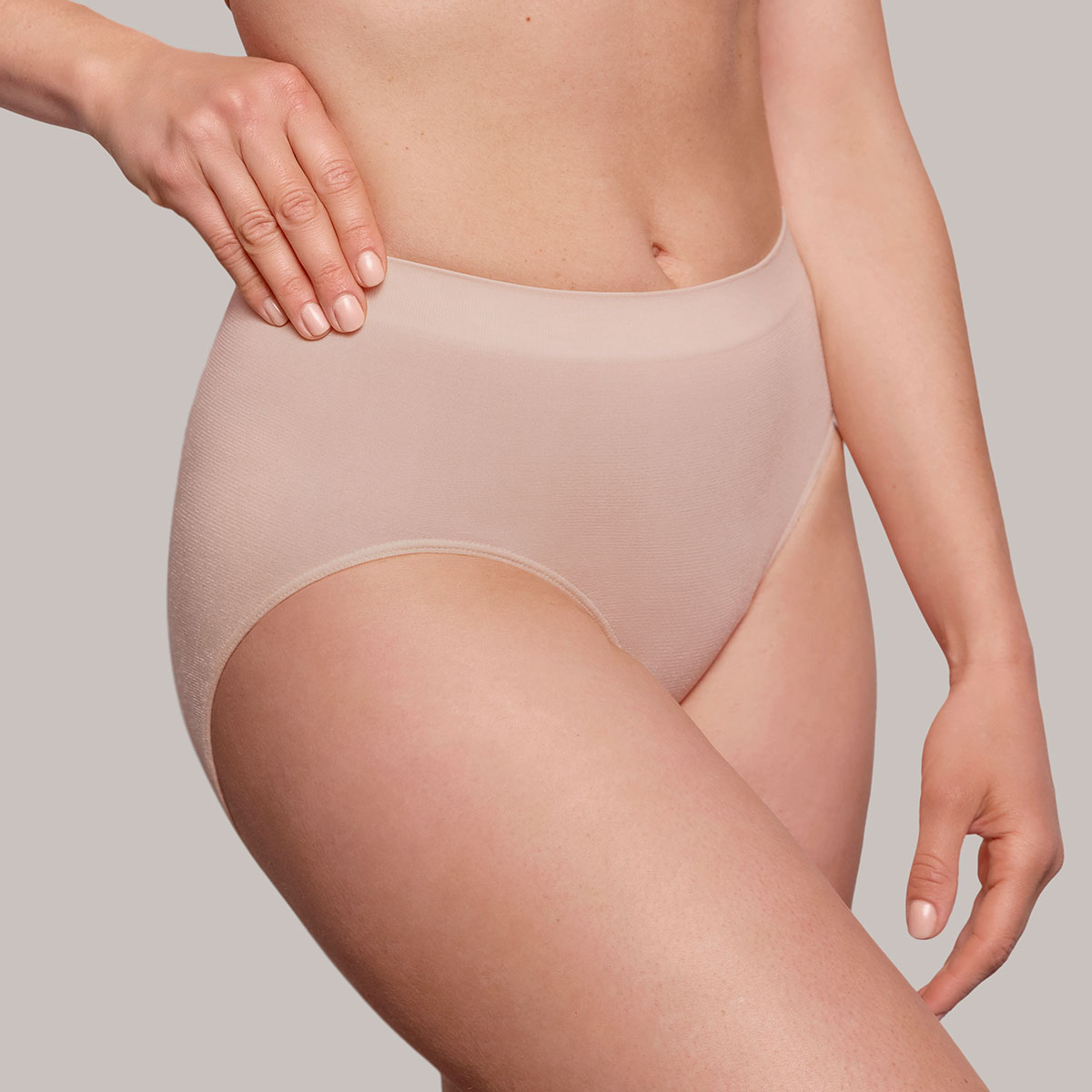 PACK CALZÓN ALTO MICROFIBRA NUDE MONARCH - 2