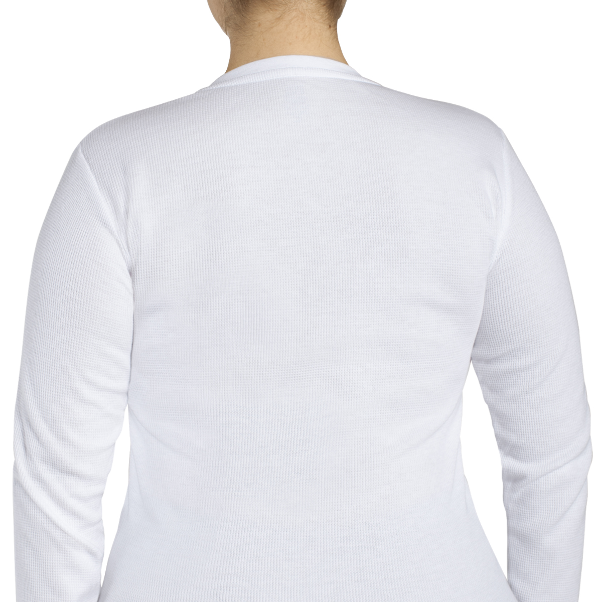 CAMISETA TERMICA MICROPANAL CUELLO V EN COLOR BLANCO MONARCH - 2