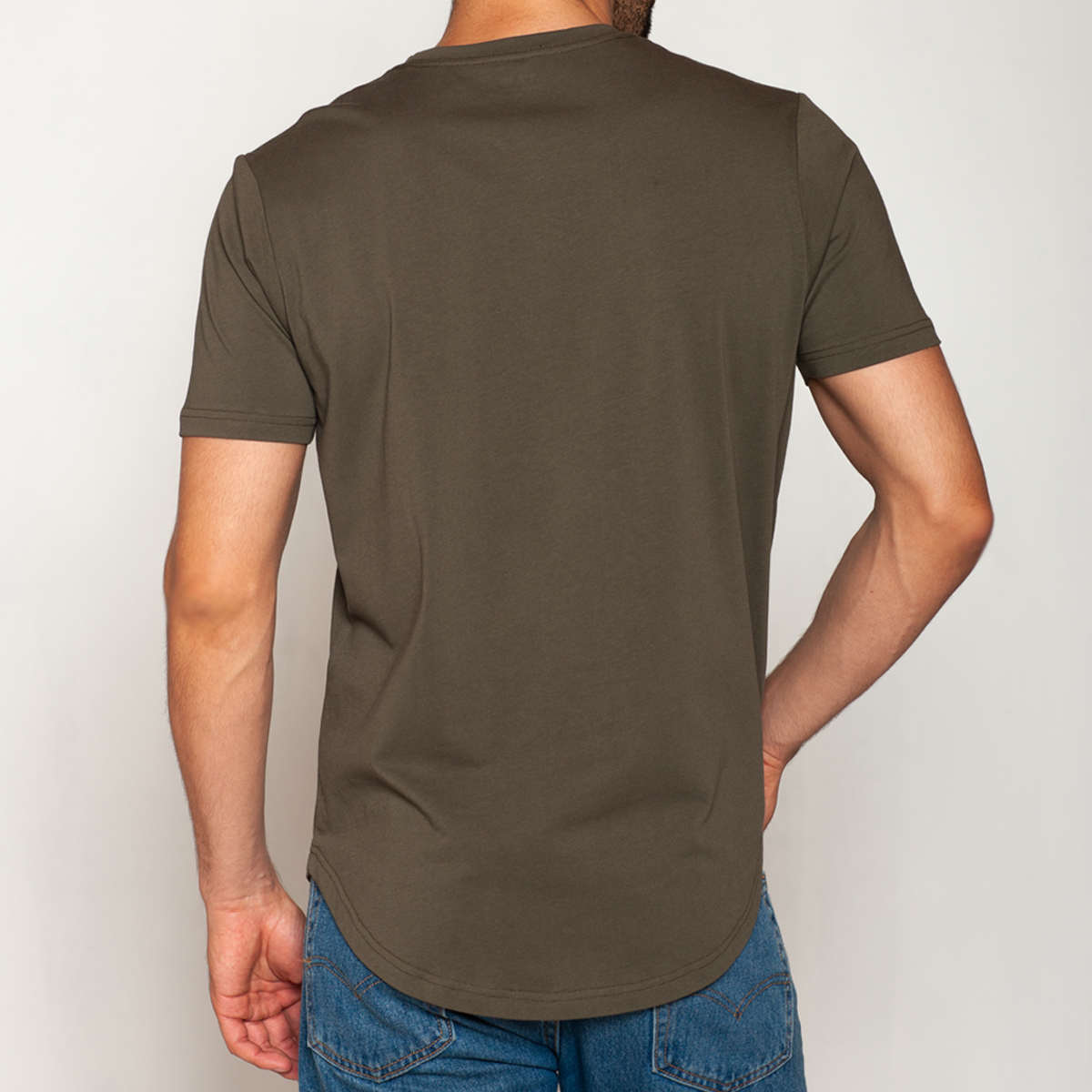 POLERA ALGODÓN REGULAR FIT VERDE TAIS - 2