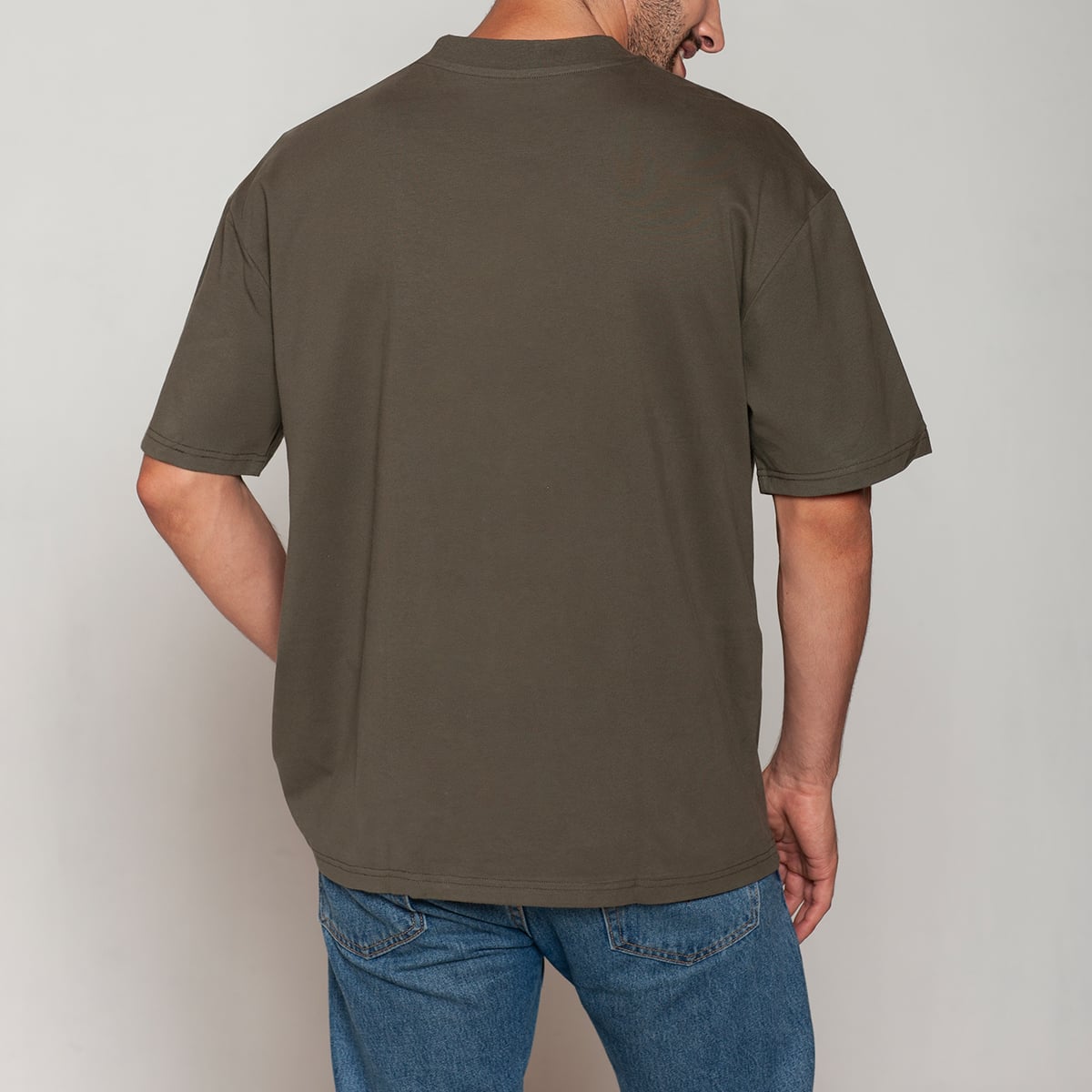 POLERA ALGODÓN OVERSIZE VERDE TAIS - 2