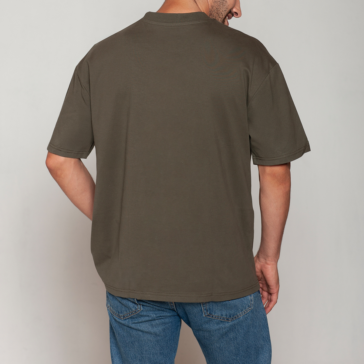 POLERA ALGODÓN OVERSIZE VERDE TAIS - 2