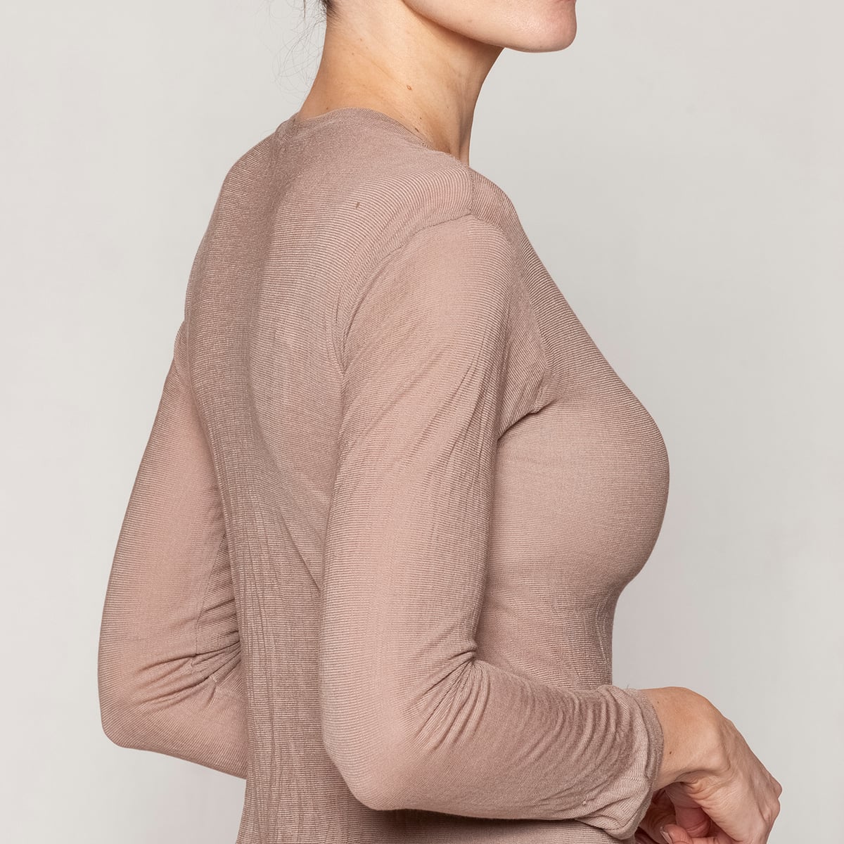 POLERA SKIN TOP ESCOTE V NOGAL LASST - 3
