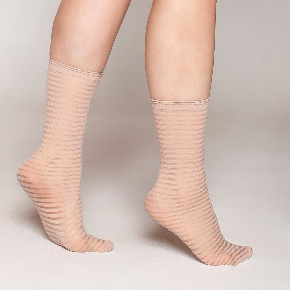 SOQUET RAYAS BEIGE LASST - 1