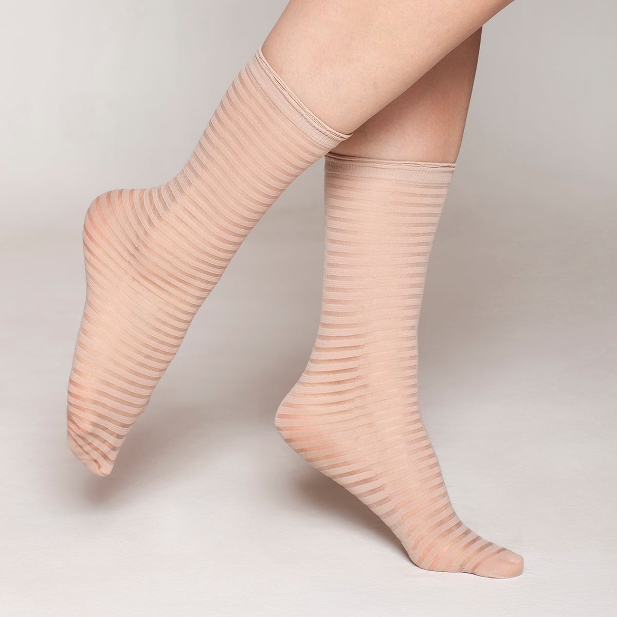 SOQUET RAYAS BEIGE LASST - 3