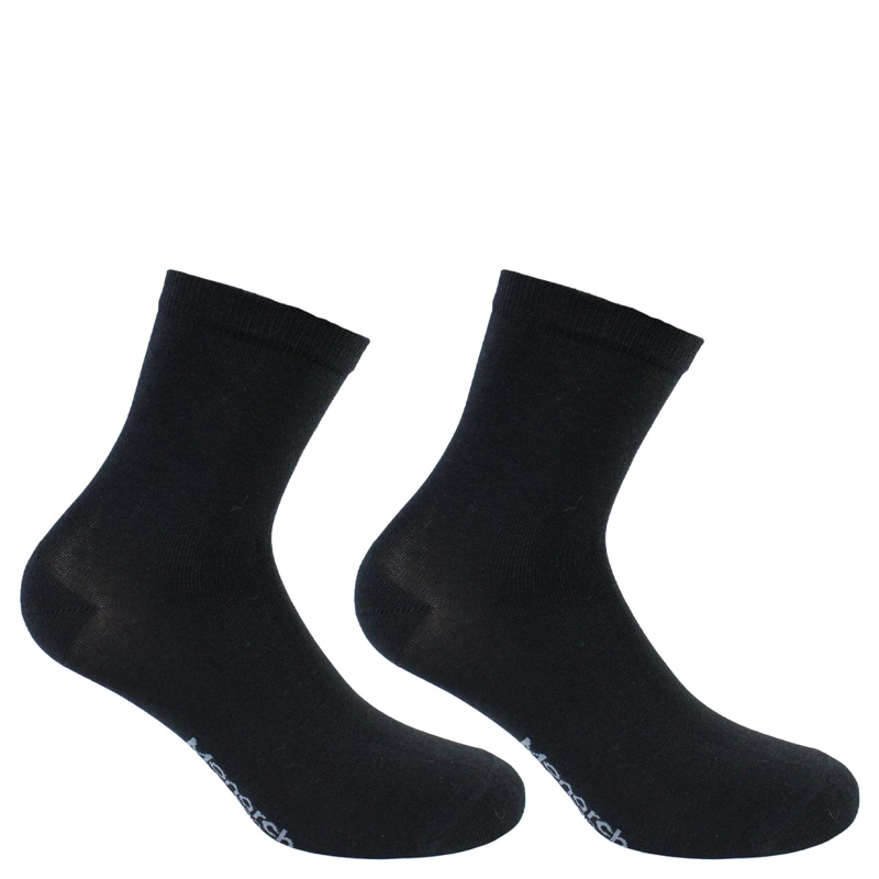 2 PARES CALCETIN BAMBOO BASIC LISO 2/4 MONARCH - 1