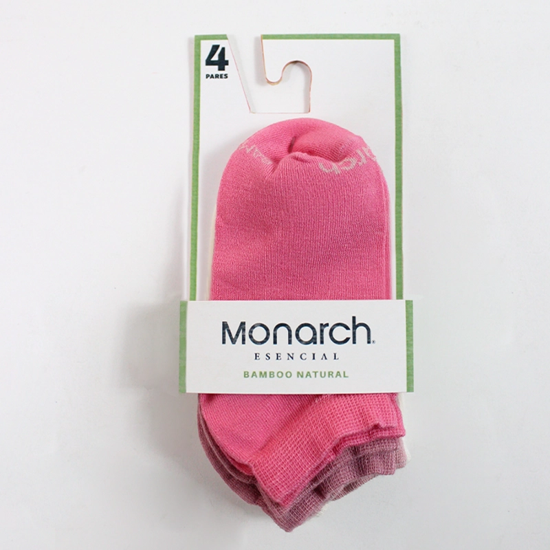 4 PARES CALCETIN BASIC INFANTIL BAMBOO MONARCH - 4