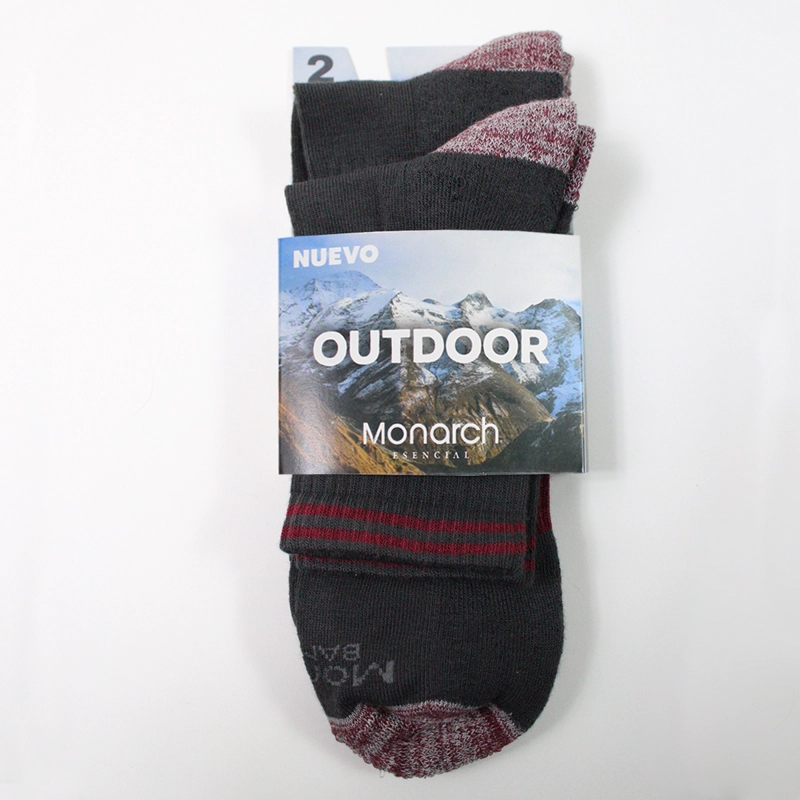 2 PARES CALCETIN OUTDOOR BAMBOO + COOLMAX 2/4 MONARCH - 3