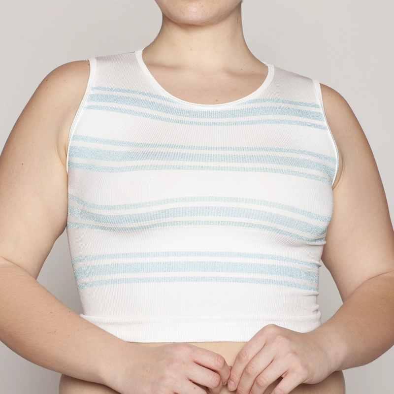 POLERA CROP LUREX RAYAS LASST - 5