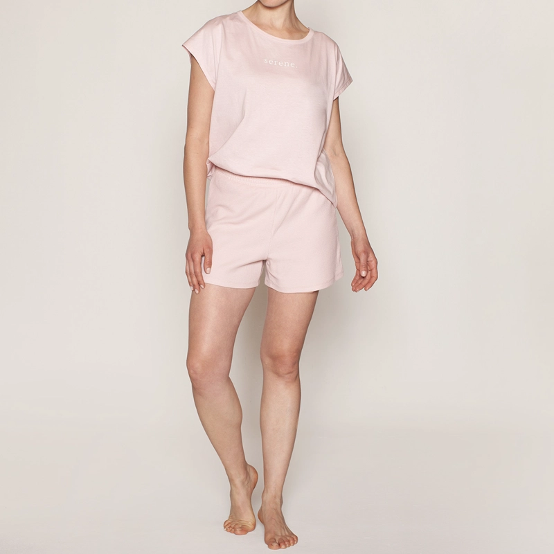 PIJAMA MUJER POLERA + SHORT PANAL MONARCH - 1