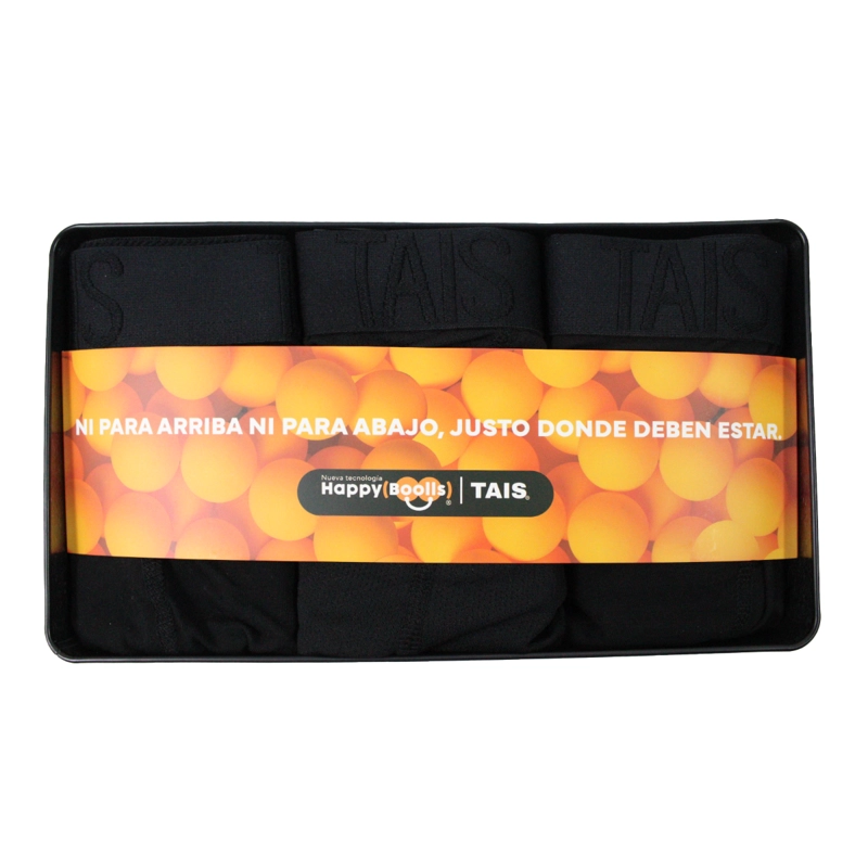 CAJA 3 BOXER MIX MODELOS HAPPY BOOLLS TAIS - 3