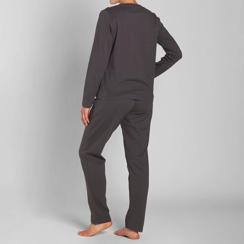 PIJAMA ALGODON ESTAMPADO PANTALON LISO MUJER MONARCH - 2