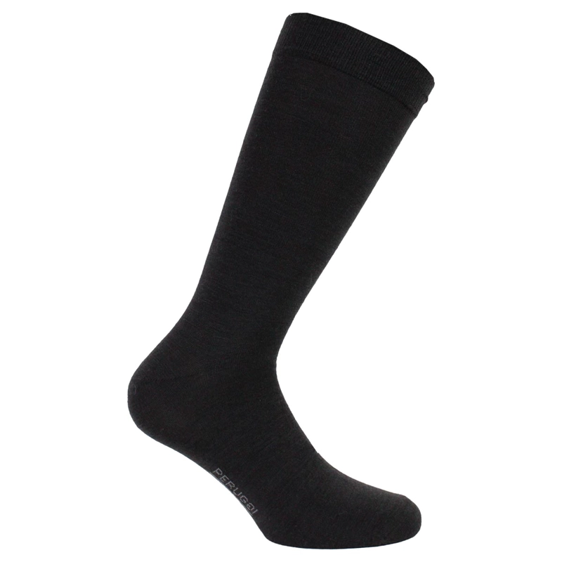 CALCETIN LANA MERINO LISO LARGO AMERICANO PERUGGI - 1