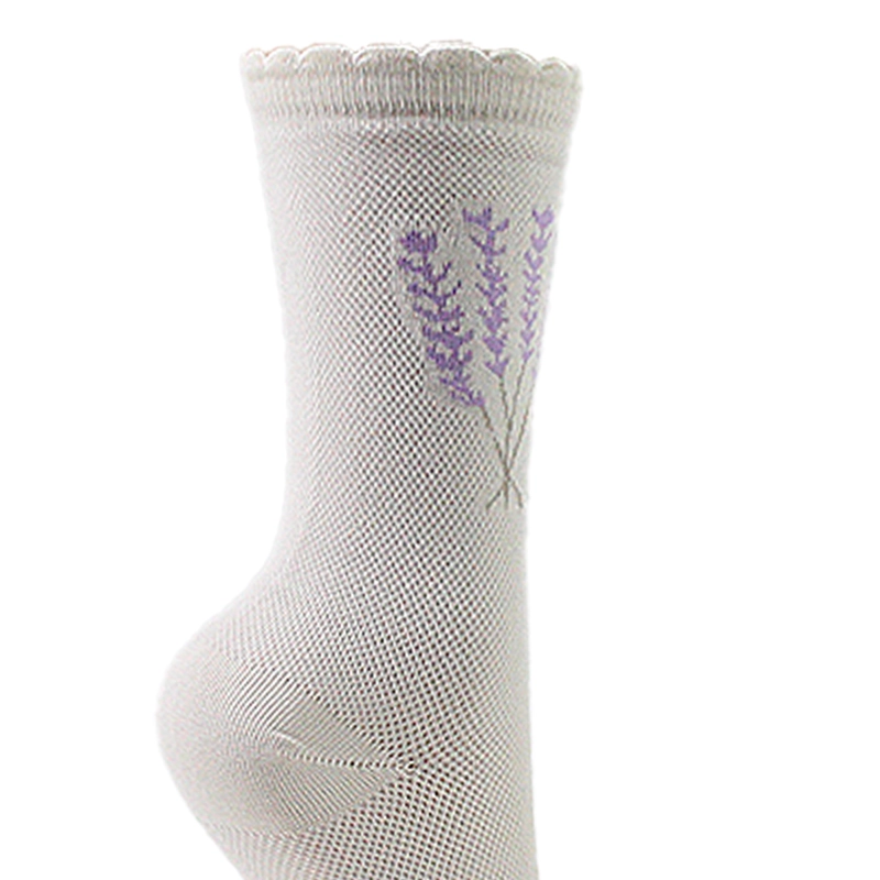 2 PARES CALCETIN BAMBOO RAMITO RELIEVE LARGO 3/4 MONARCH - 2