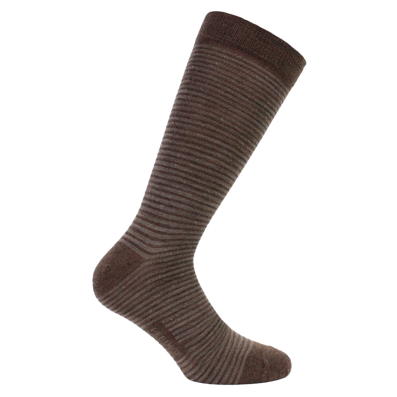 CALCETIN LANA MERINO RAYAS LARGO AMERICANO PERUGGI - 1