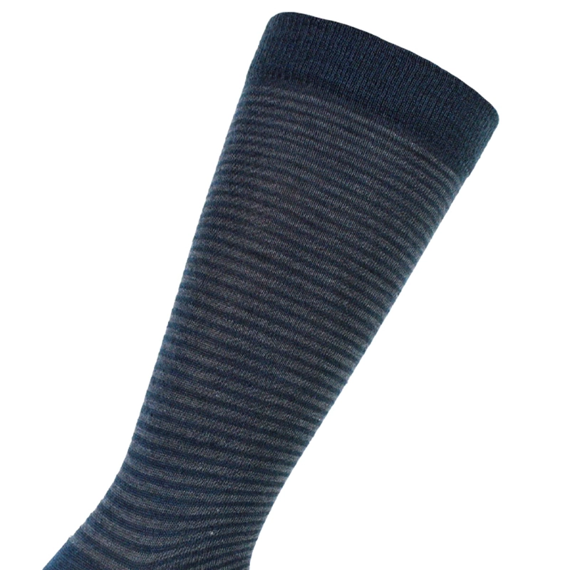 CALCETIN LANA MERINO RAYAS LARGO AMERICANO PERUGGI - 2