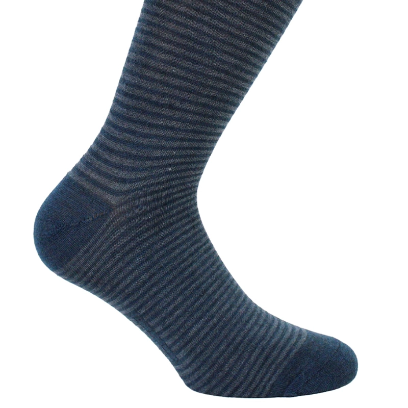 CALCETIN LANA MERINO RAYAS LARGO AMERICANO PERUGGI - 3