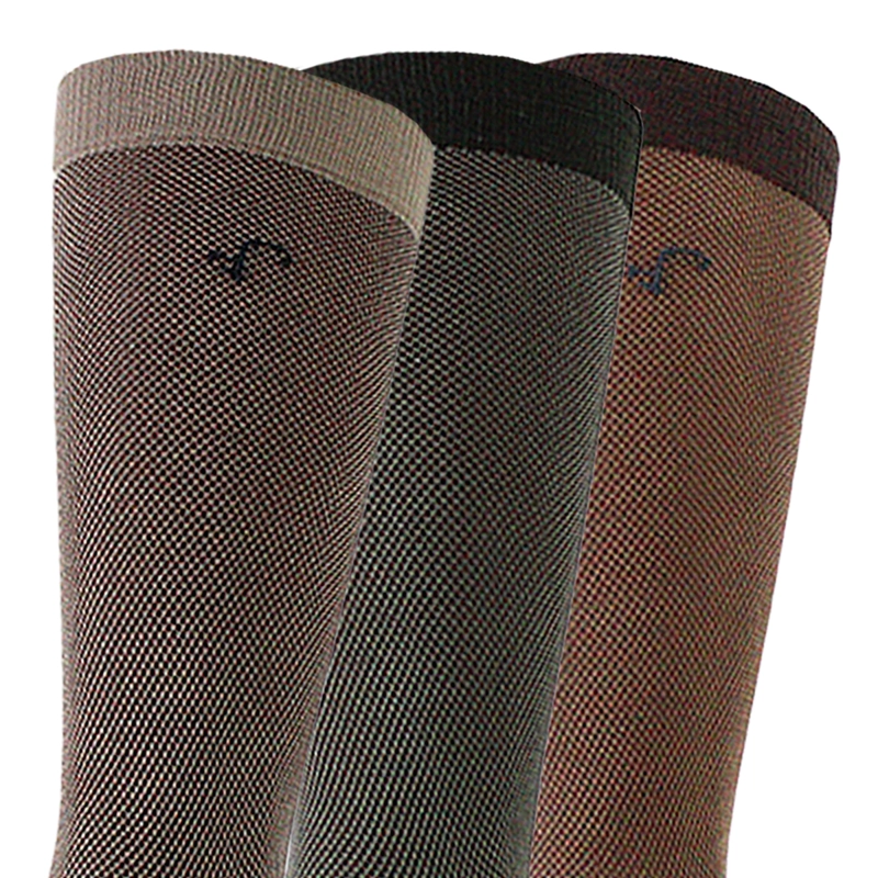 3 PARES CALCETIN BAMBOO PUNTOS LARGO AMERICANO PERUGGI - 3