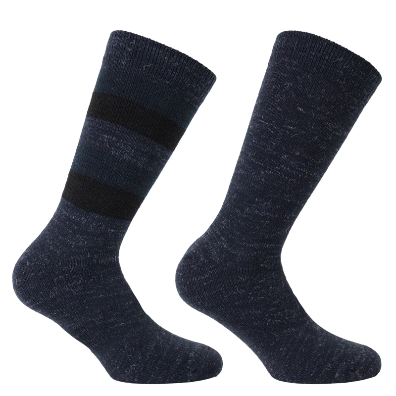 CALCETIN LANA CASHMERE FRANJAS LARGO 3/4 MONARCH - 1