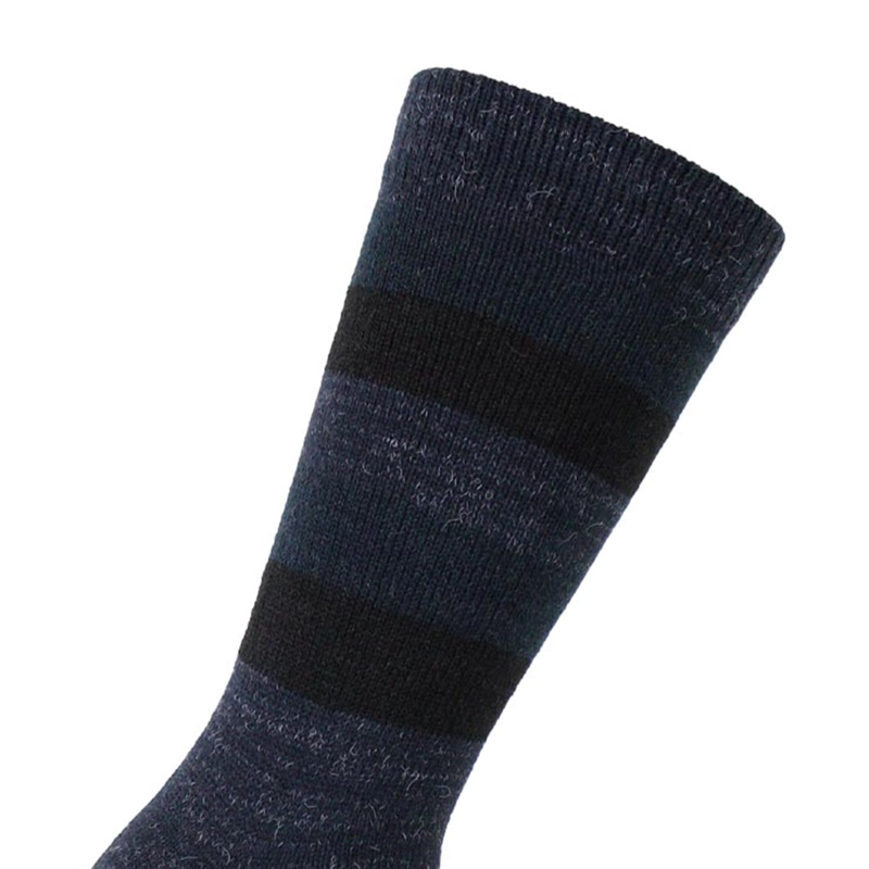 CALCETIN LANA CASHMERE FRANJAS LARGO 3/4 MONARCH - 3