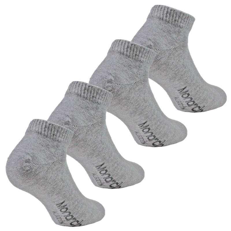 4 PARES CALCETIN ALGODON LISO LARGO 0/4 MONARCH - 2