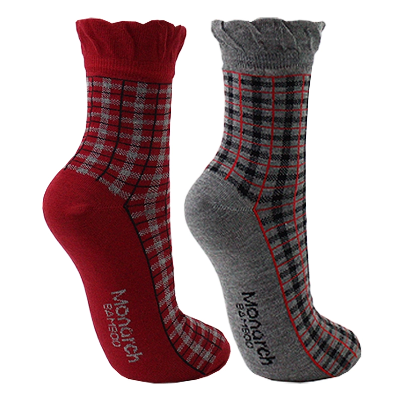 2 PARES CALCETIN BAMBOO VUELOS ESCOSES LARGO 3/4 MONARCH - 3