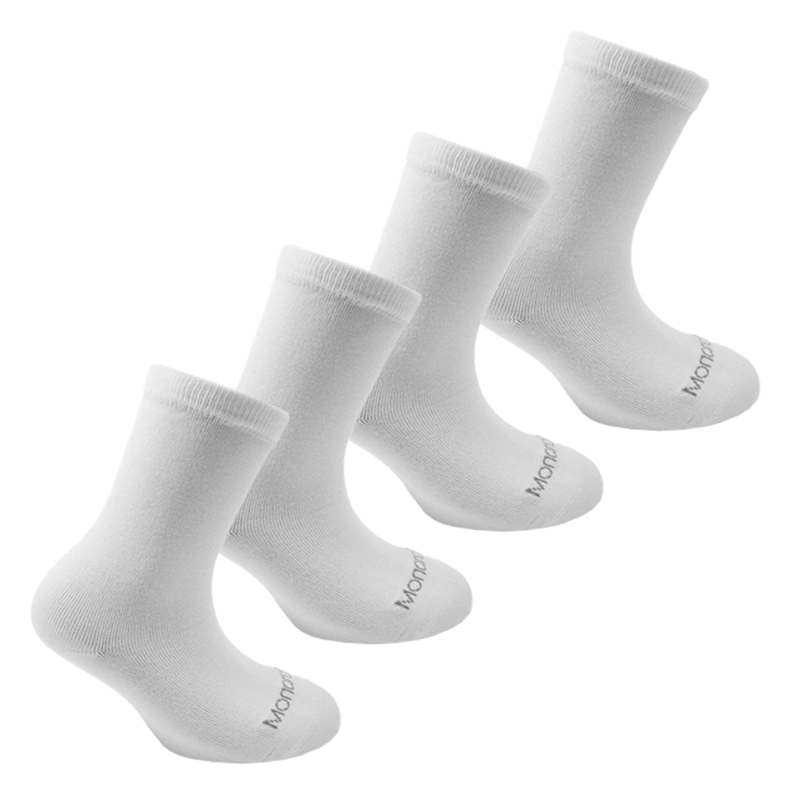 4 PARES CALCETIN BAMBOO PUÑO SUAVE KIDS LARGO 2/4 MONARCH - 2