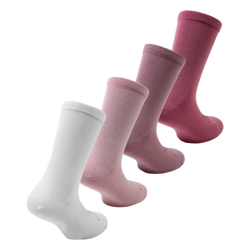 4 PARES CALCETIN BAMBOO PUÑO SUAVE KIDS LARGO 2/4 MONARCH - 3