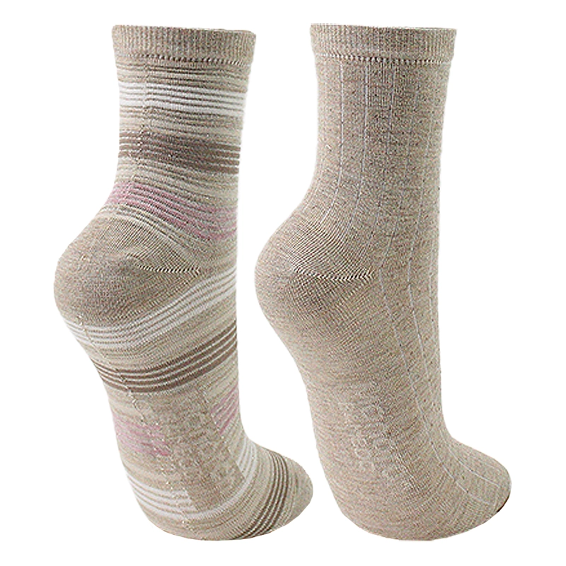 2 PARES CALCETIN BAMBOO ENRREDADERA LARGO 3/4 MONARCH - 3