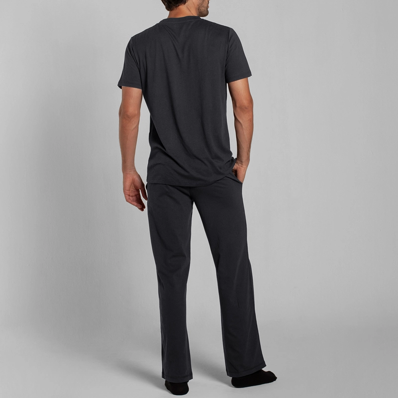 PIJAMA ALGODON/MODAL M/C PANTALON LAZO HOMBRE MONARCH - 2