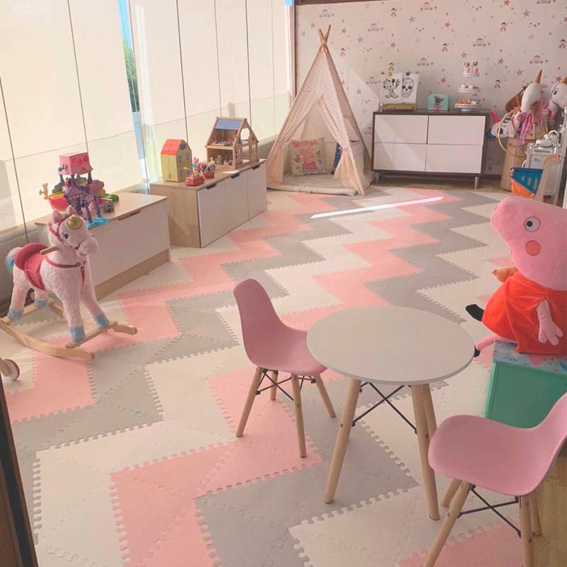 ALFOMBRA BRIC BEBÉ GOMA EVA 140 X 170 CM ROSADO - 2
