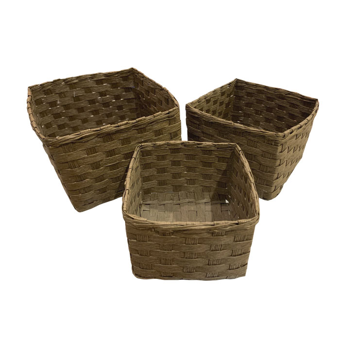 CESTAS CAFÉ SET DE 3 BRIC - 1