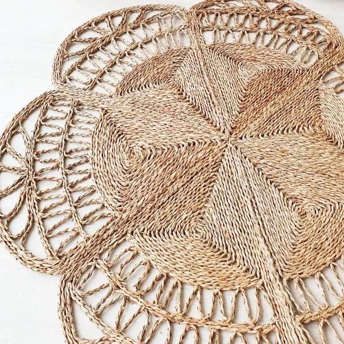 ALFOMBRA BRIC CAL19000 NATURAL YUTE 100 CM - 2